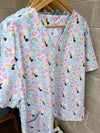 Easter eggs Scrub top