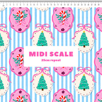Christmas Wall Hangings Scrub Top (Pre-order)
