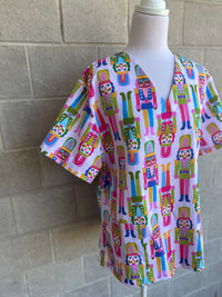Nutty so Bright Scrub Top