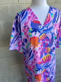 Bush Dancer Pink Scrub Top (Pre-order)