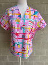 Cute things party scrub top