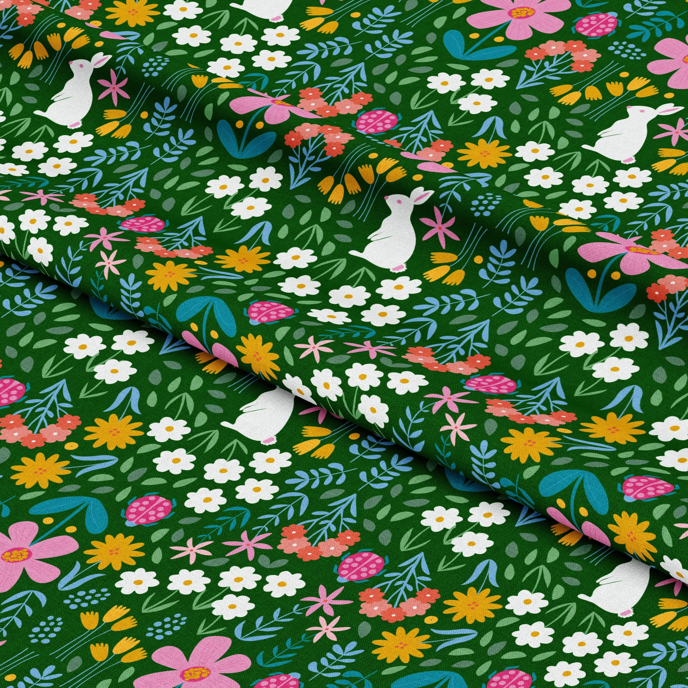Bunny Forest Field Scrub Top (Pre-order)
