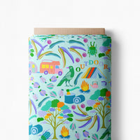 Little Oz Outdoors sky Scrub Top (Pre-order)