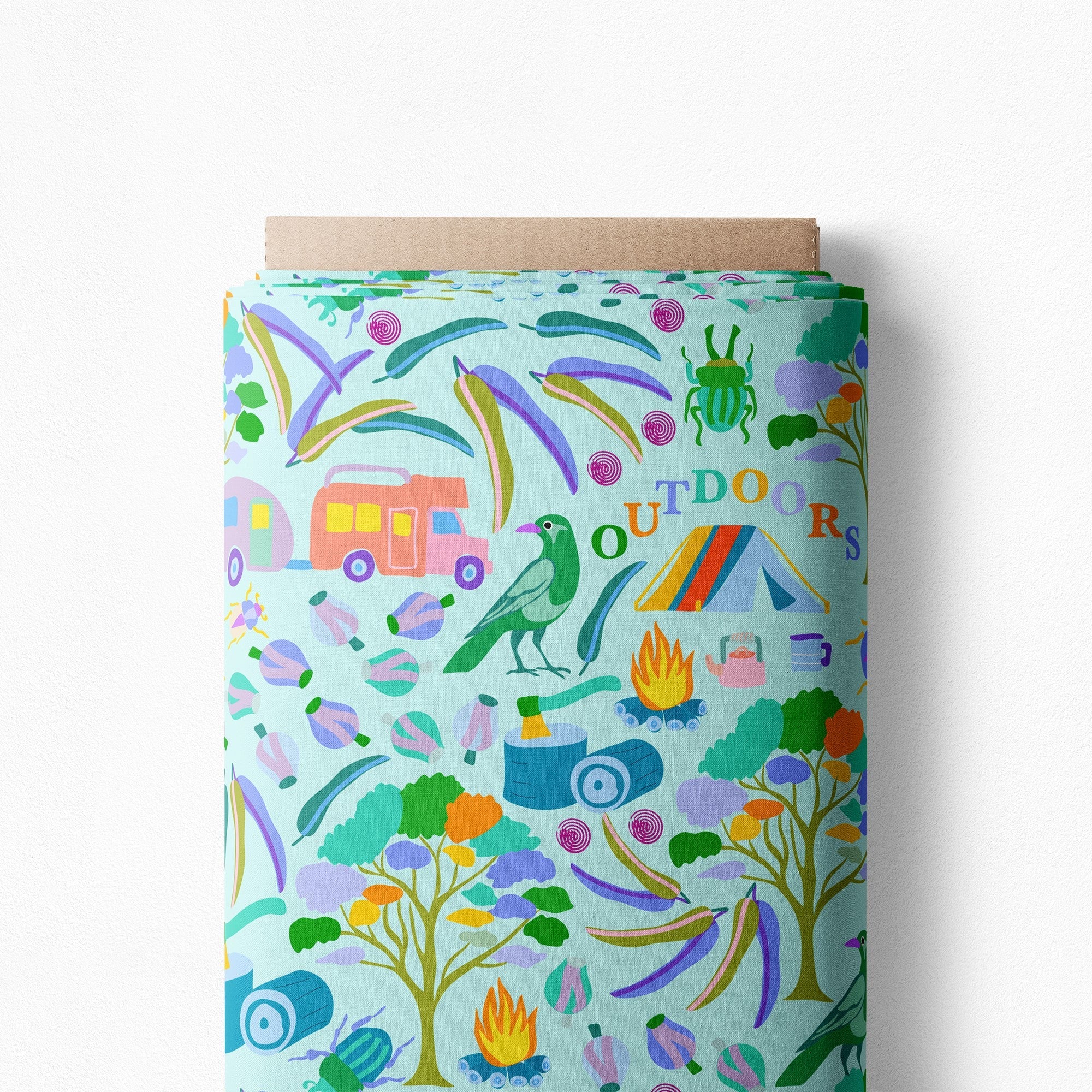 Little Oz Outdoors sky Scrub Top (Pre-order)