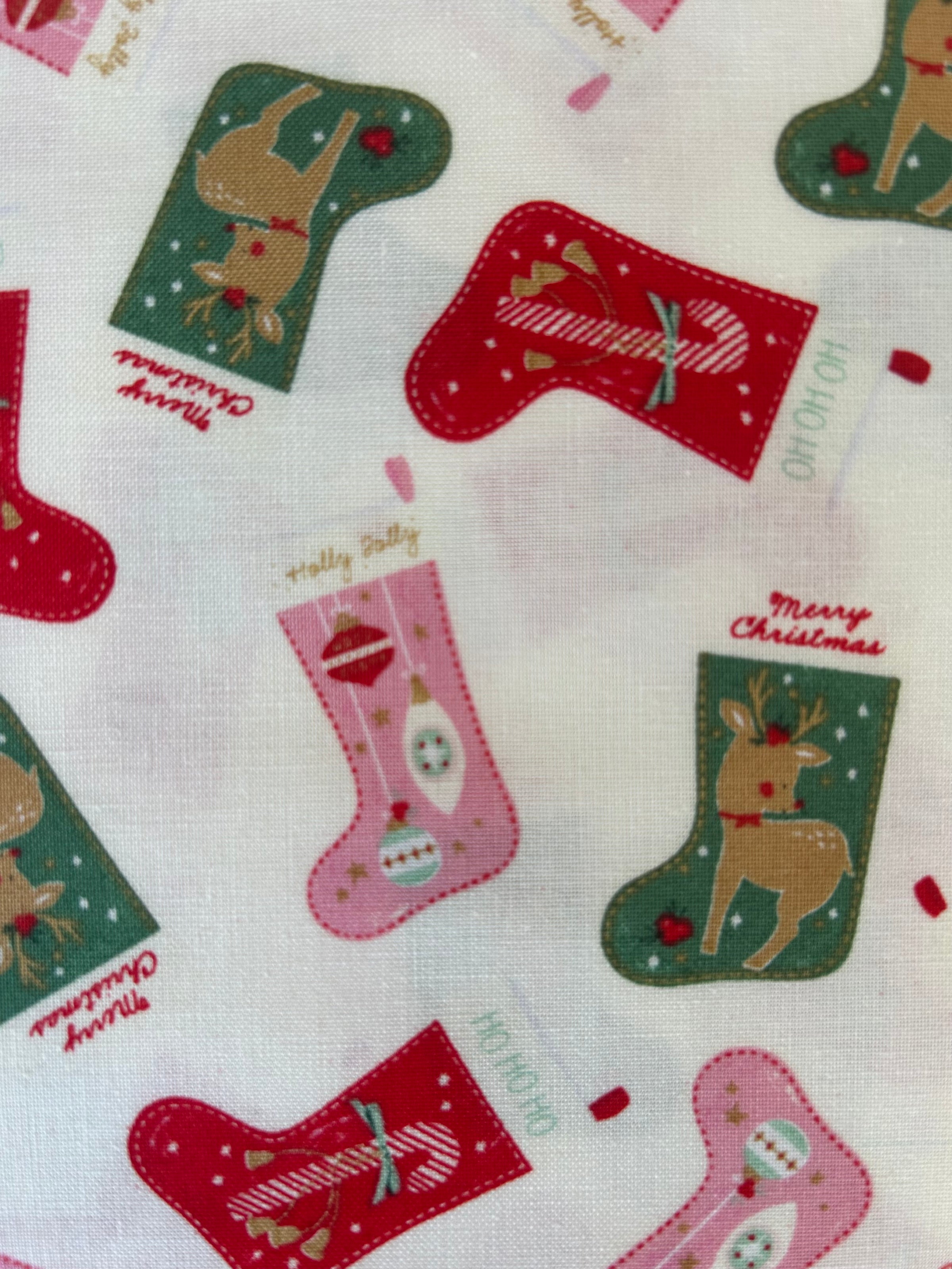 Christmas stockings scrub top