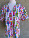 Nutty so Bright Scrub Top