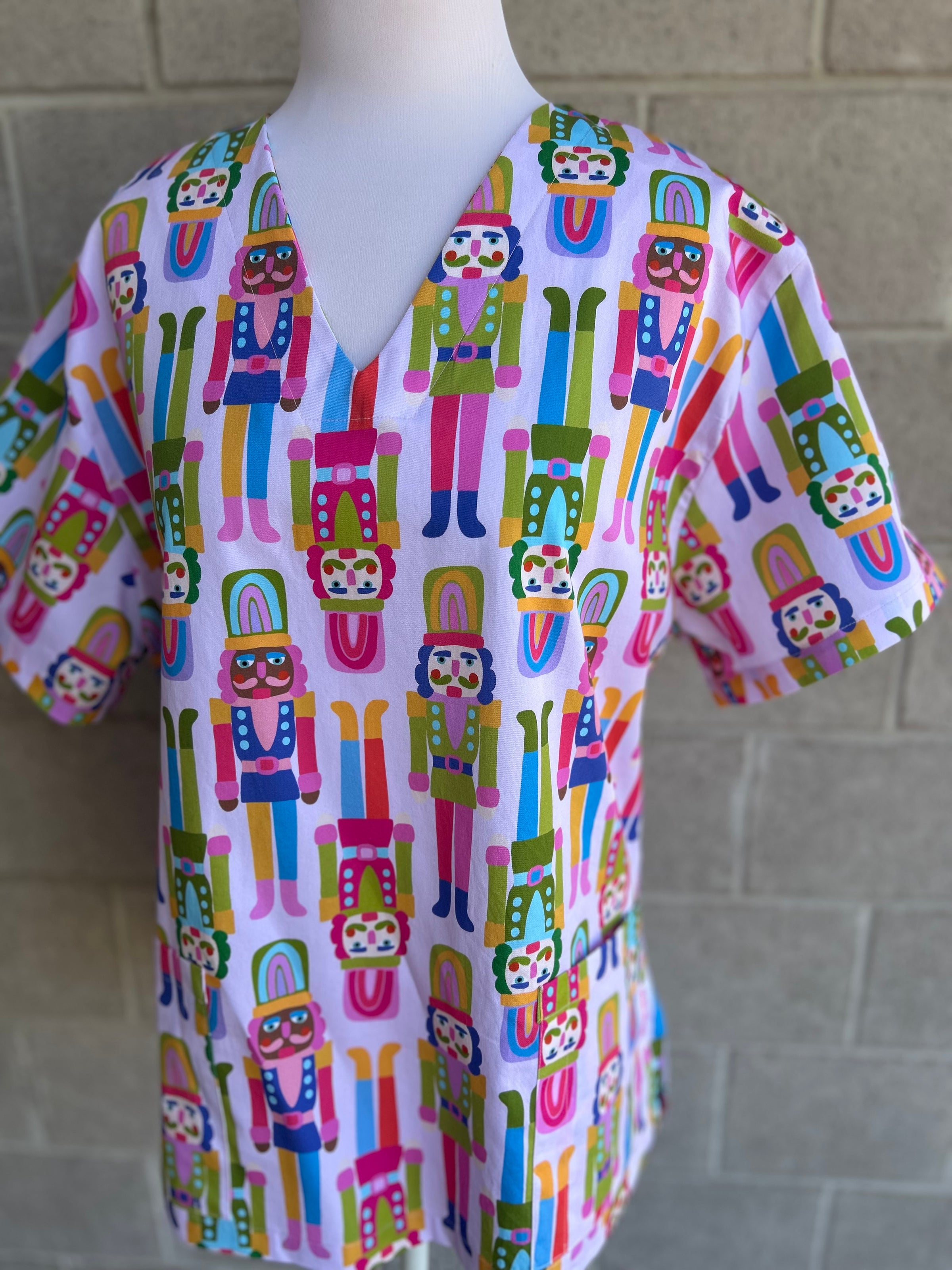 Nutty so Bright Scrub Top