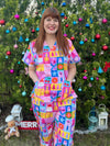 Jolly Dream house Scrub Top