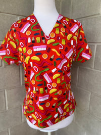 Party mix Scrub Top (Pre-order)
