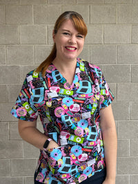 00’s Mash up Scrub Top (Pre-order)