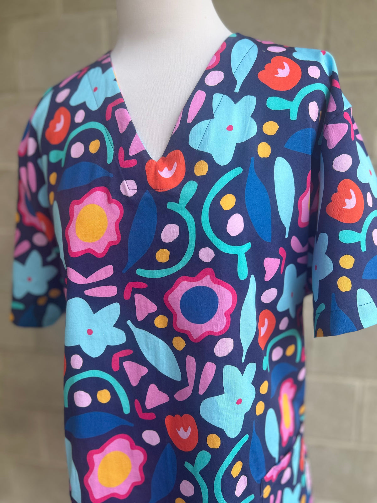 Over under up Scrub Top (Pre-order)