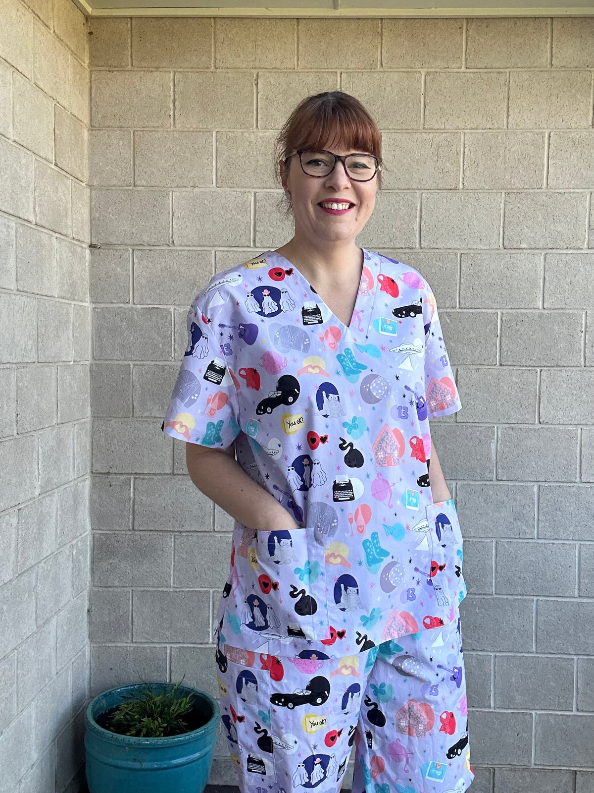 Eras scrub top