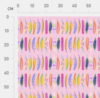 Strobe Feather pink Scrub Set (Pre-order)