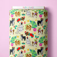 Christmas Dogs Scrub Top (Pre-order)