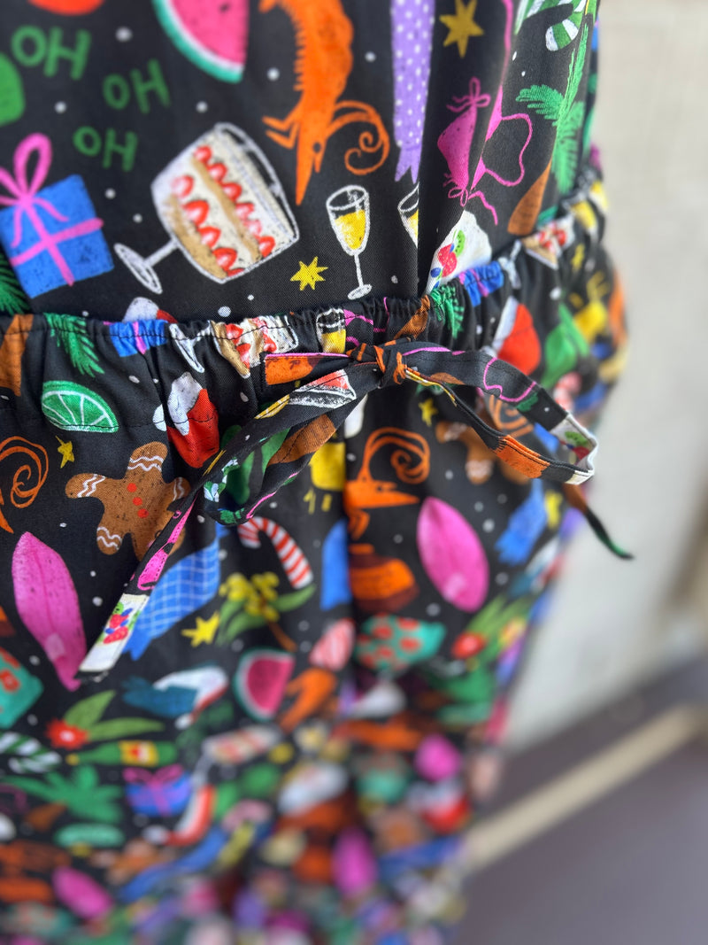 Aussie Christmas scrub Set