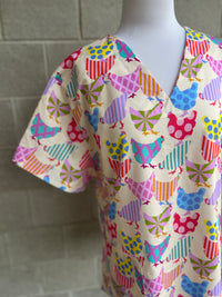 Carnival Chicks Scrub top