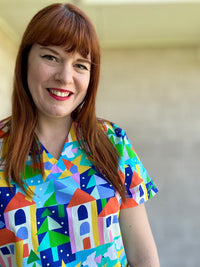 Starlight Village Scrub Top (Pre-order)