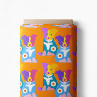 Collie Cute Tangerine Scrub Set (Pre-order)