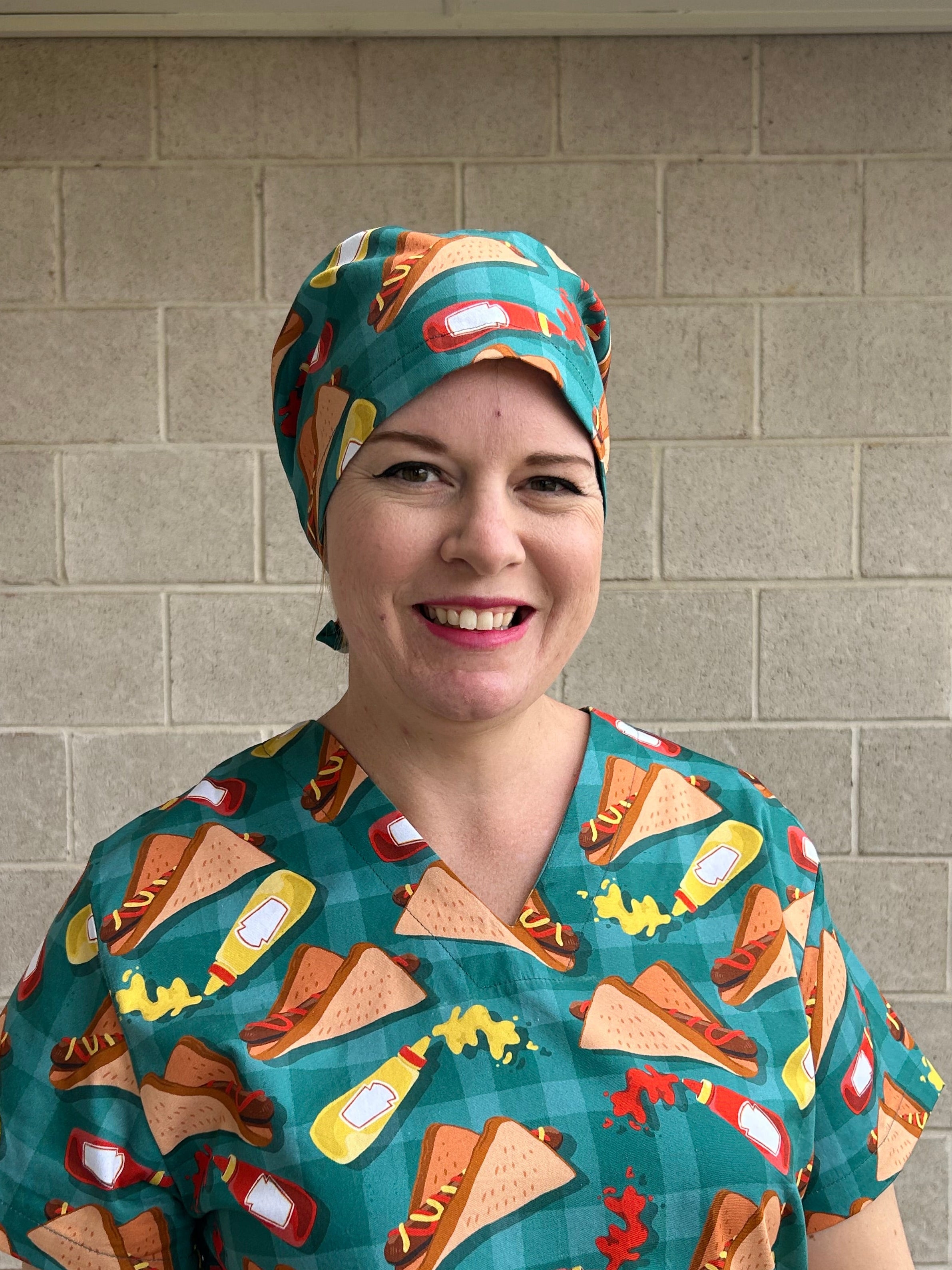 Bunnings Snag Scrub Cap (for long hair)