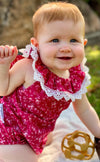 Dashing red playsuit