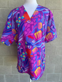 Bush Dancer Violet Scrub Set (Pre-order)