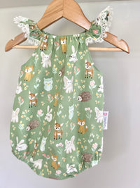 Animal friends playsuit