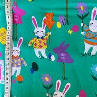 Easter egg hunt scrub top (one left: size XS-XL only)