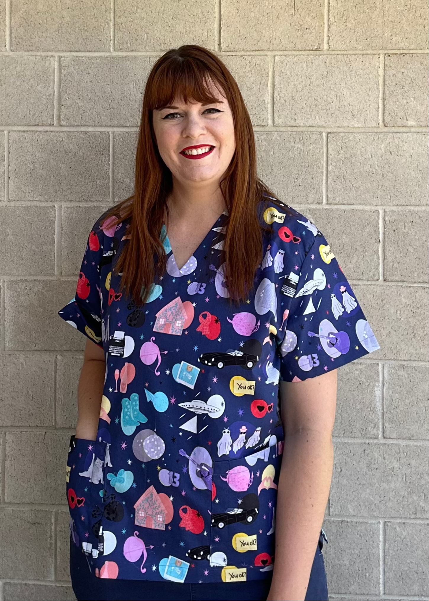 Eras scrub top (April pre-order)