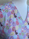 Easter eggs Scrub top