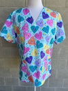 Galentines candy scrub top