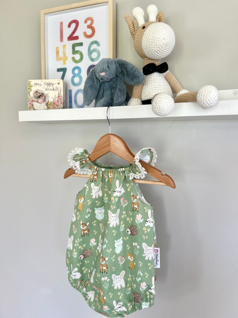 Animal friends playsuit