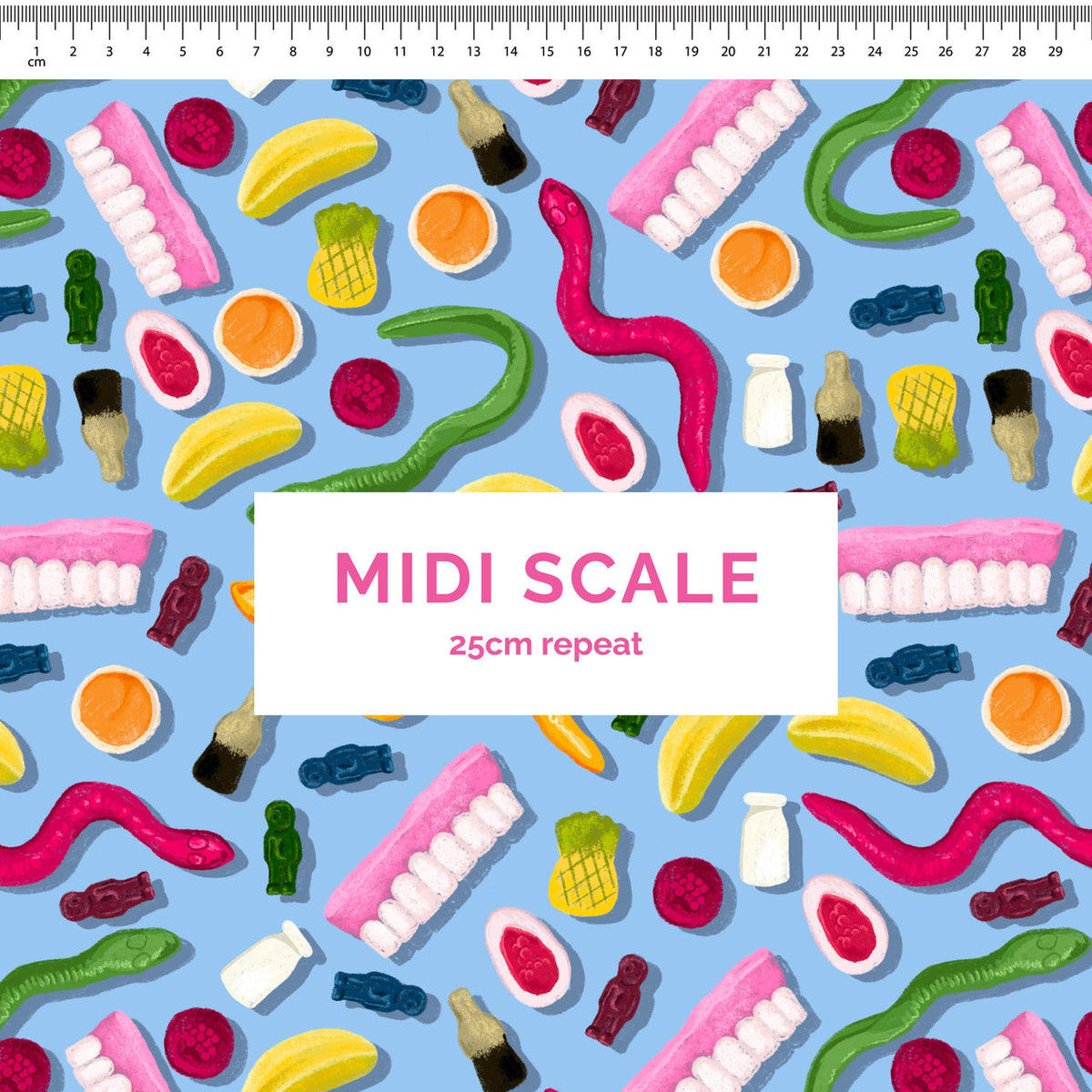 Party mix blue Scrub Set (Pre-order)