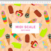 For the love of ice cream peach Scrub Top (Pre-order)