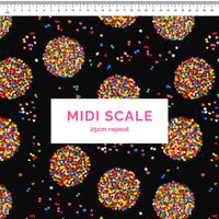 Freckles black Scrub Top (Pre-order)