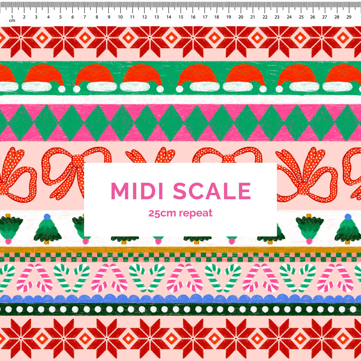 Fair Isle Scrub Top (Pre-order)