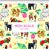 Christmas Dogs baby yellow Scrub Set (Pre-order)