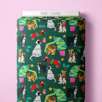 Christmas Dogs Green Scrub Set (Pre-order)