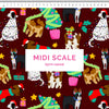 Christmas Dogs Maroon Scrub Set (Pre-order)