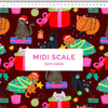 Christmas cats Maroon Scrub Set (Pre-order)