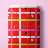 Plaid stars Scrub Set (Pre-order)
