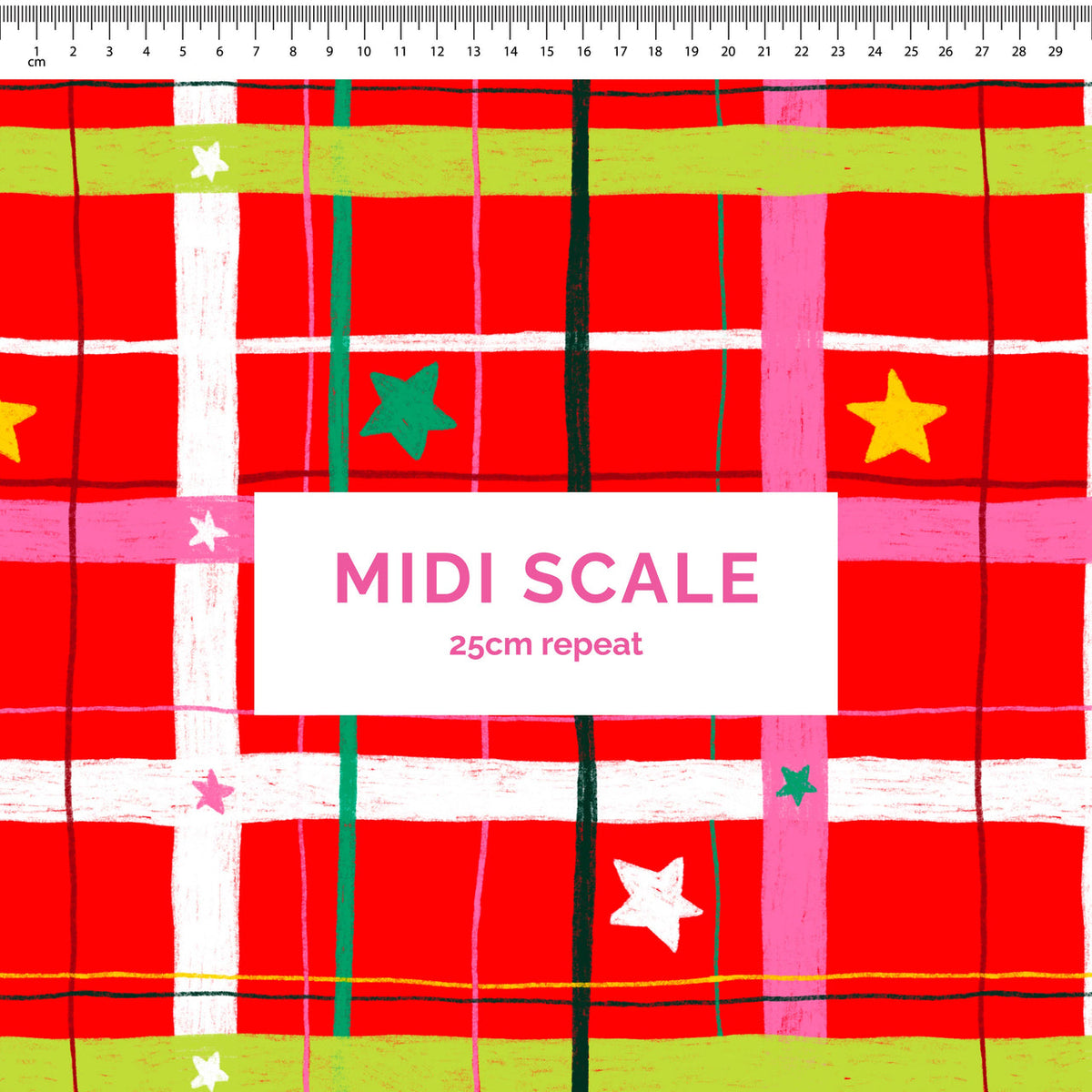 Plaid stars Scrub Set (Pre-order)
