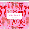 Bows Red on pink Scrub Set (Pre-order)