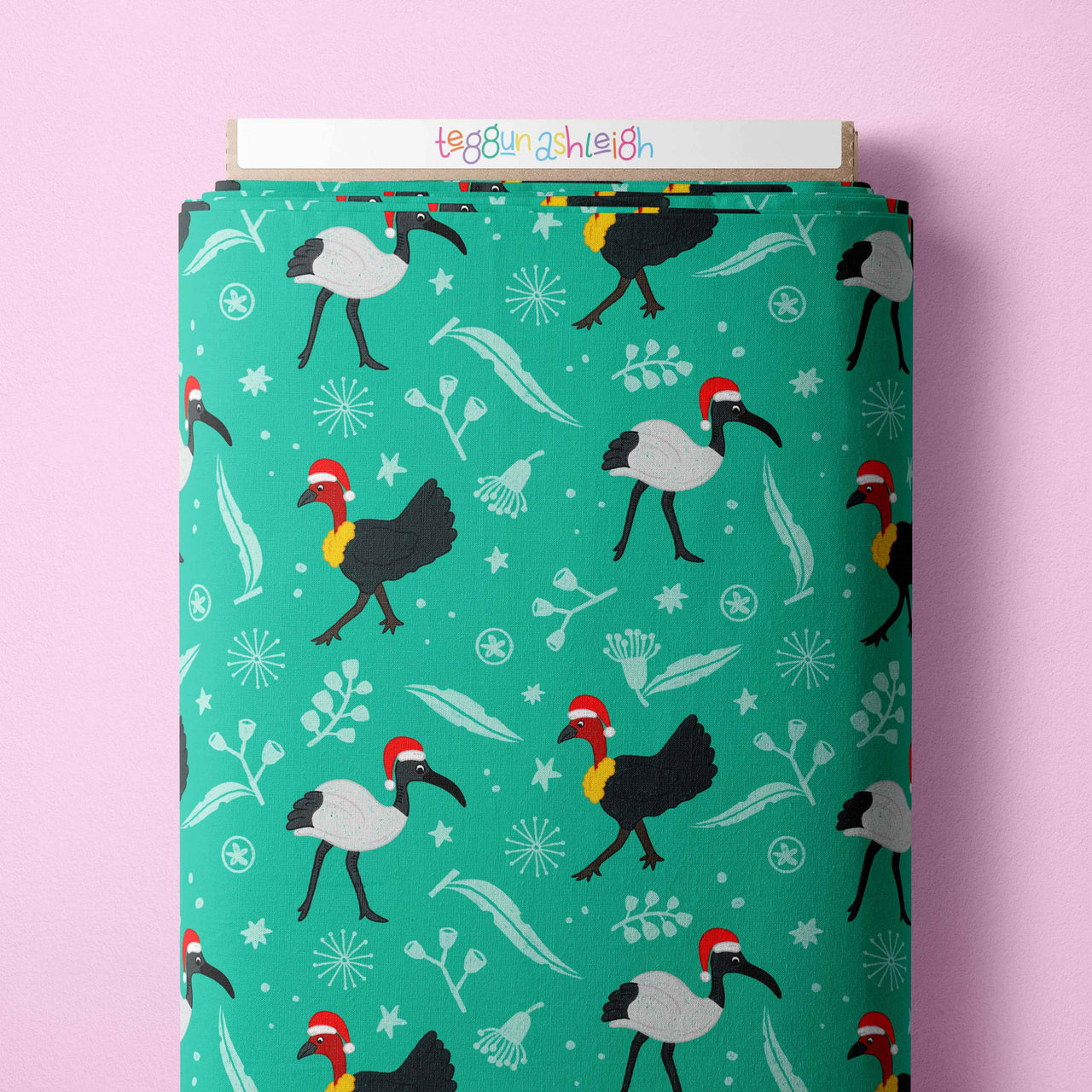 Bin Chicken & Bush Turkey Christmas Scrub Top (Pre-order)