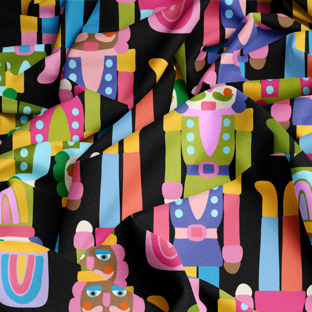 Nutty so bright black Scrub Top (Pre-order)