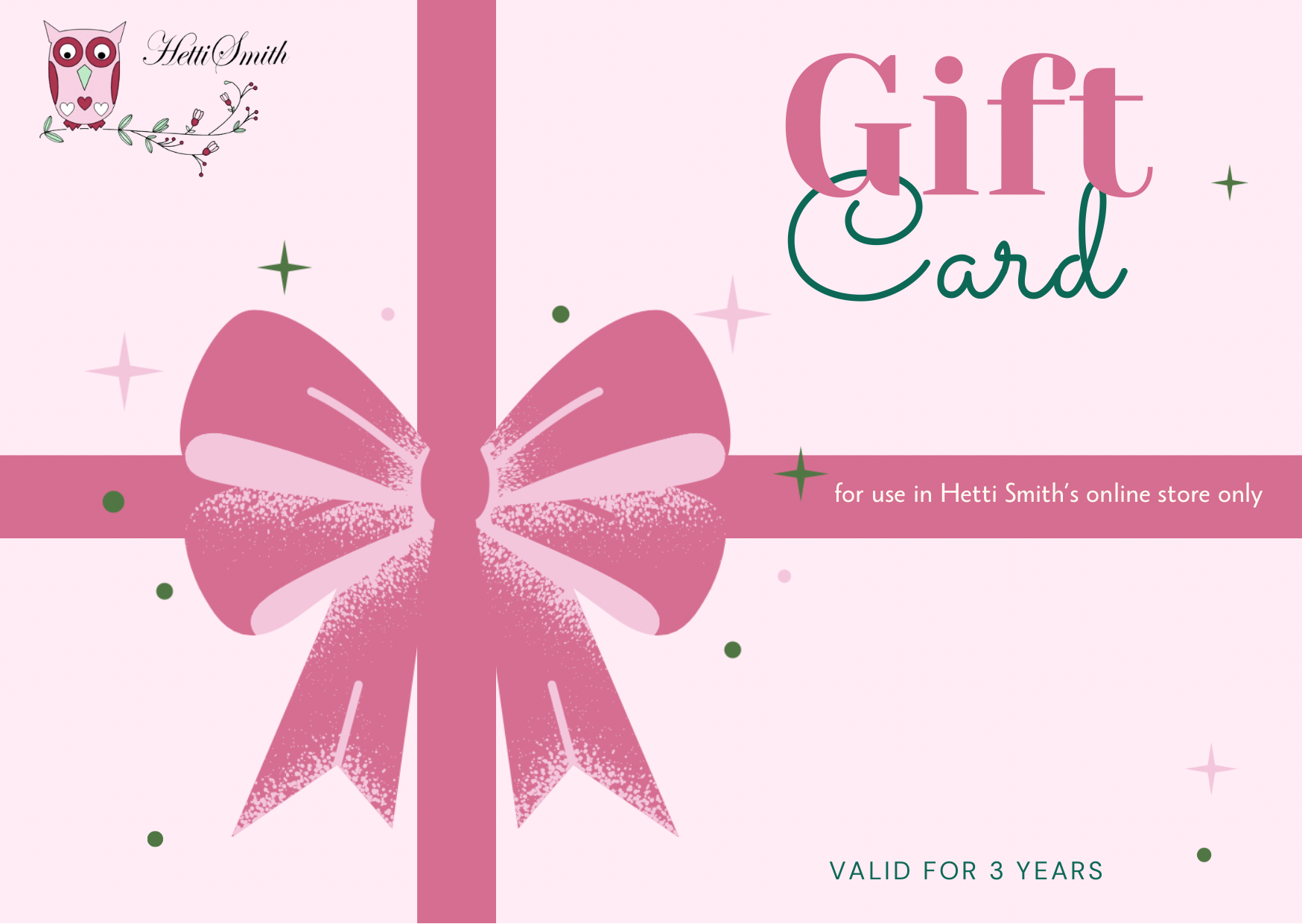 Hetti Smith Gift Card