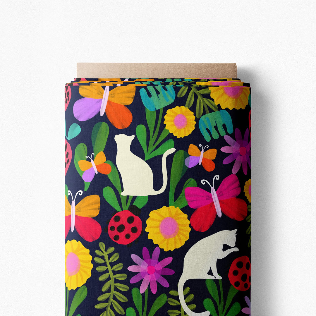 Kitty Cat Strawberry Patch black Scrub Set (Pre-order)