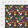 Kitty Cat Strawberry Patch black Scrub Set (Pre-order)