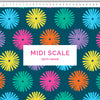 Polka flowers Scrub Top (Pre-order)