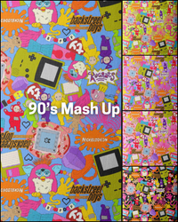 90’s Mash up Scrub Set (Pre-order)