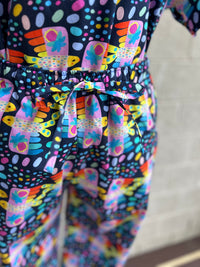 Fiesta Birds Noir Scrub Set (Pre-order)